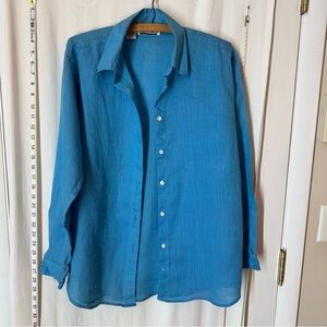 Vintage Carlie's Court Women's Linen Shirt - NWOT